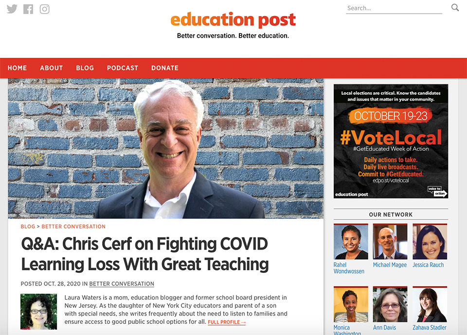 Fighting COVID learning loss
