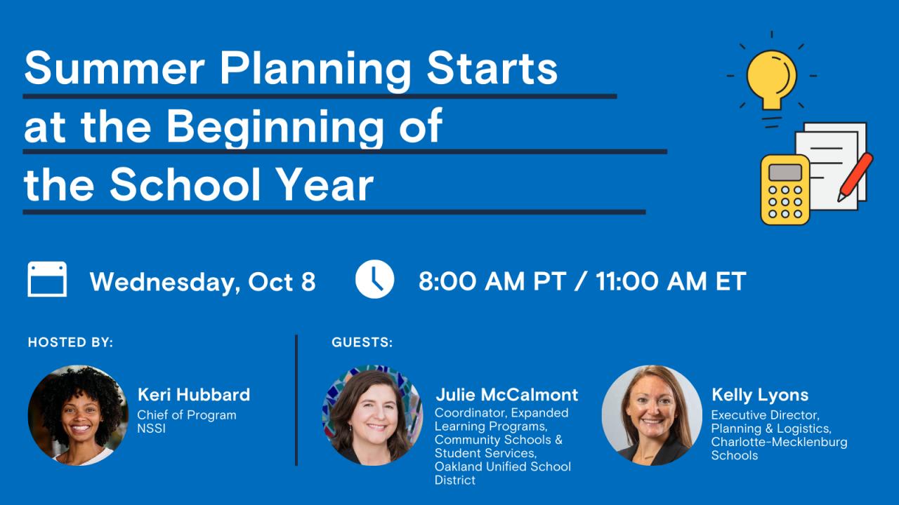 Summer Planning Starts - LinkedIn Live