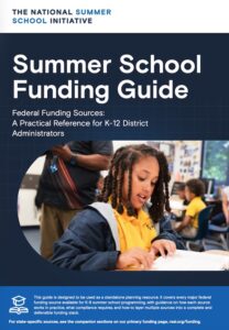 Summer School Funding Guide Cover